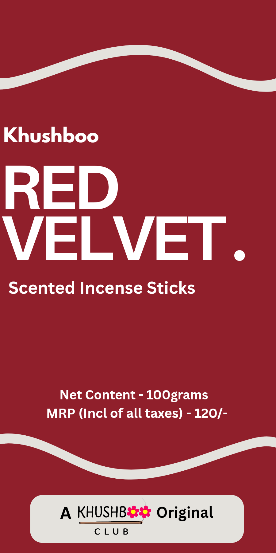 Red Velvet Incense Sticks